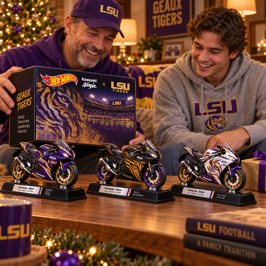 LSU Premium-Grade Motorcycle Model Kit BMD