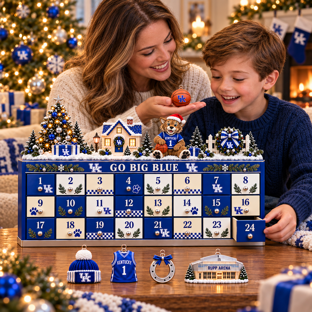 Premium KWC Christmas Wooden Advent Calendar PVNA
