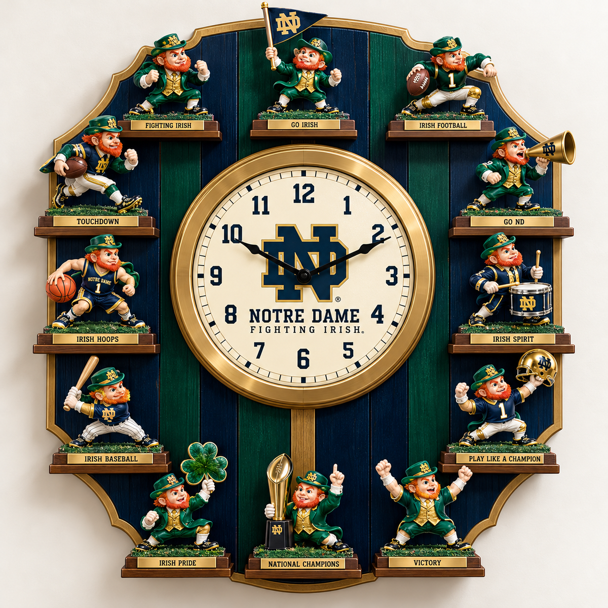 NDFI Premium Mascot Sculpture Clock Collection PTKL