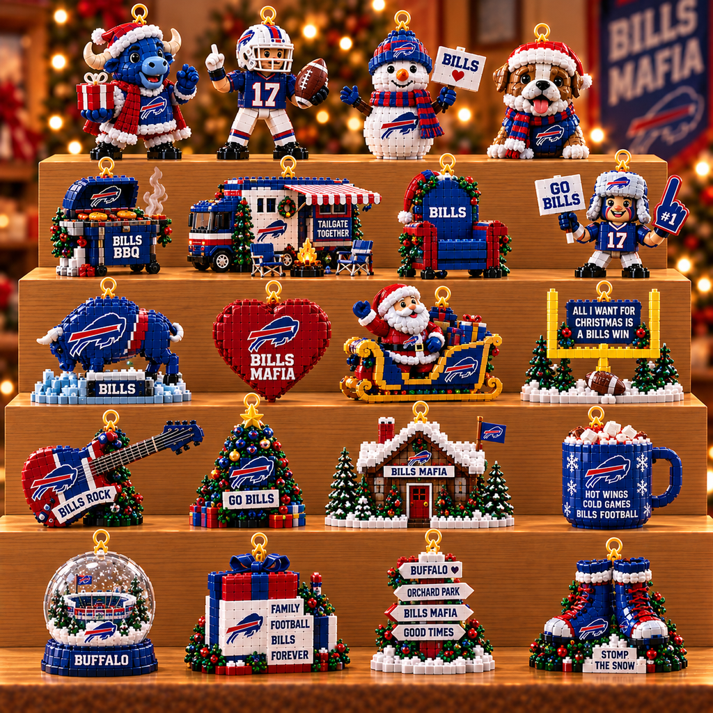 BFBL 24-Day Christmas Brick Ornament Advent Calendar NTTB