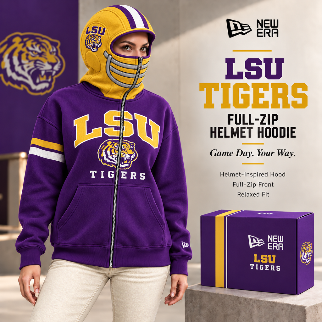 LSUT Premium Full-Zip Helmet Hoodie NHVH