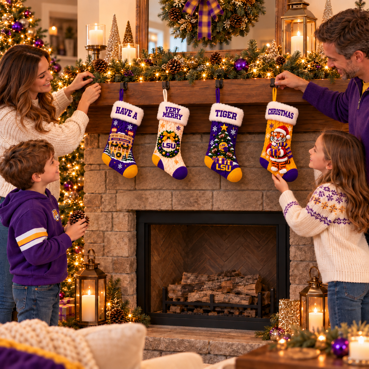 LSU Special Christmas Stockings TTTT