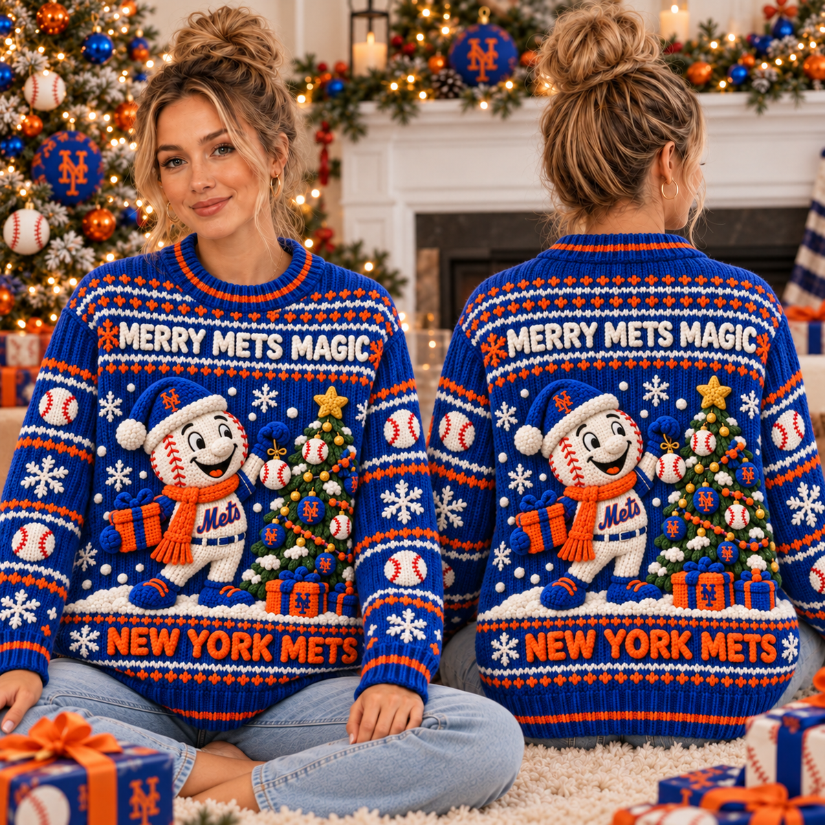 NYM KNIT CREWNECK SWEATER NPL