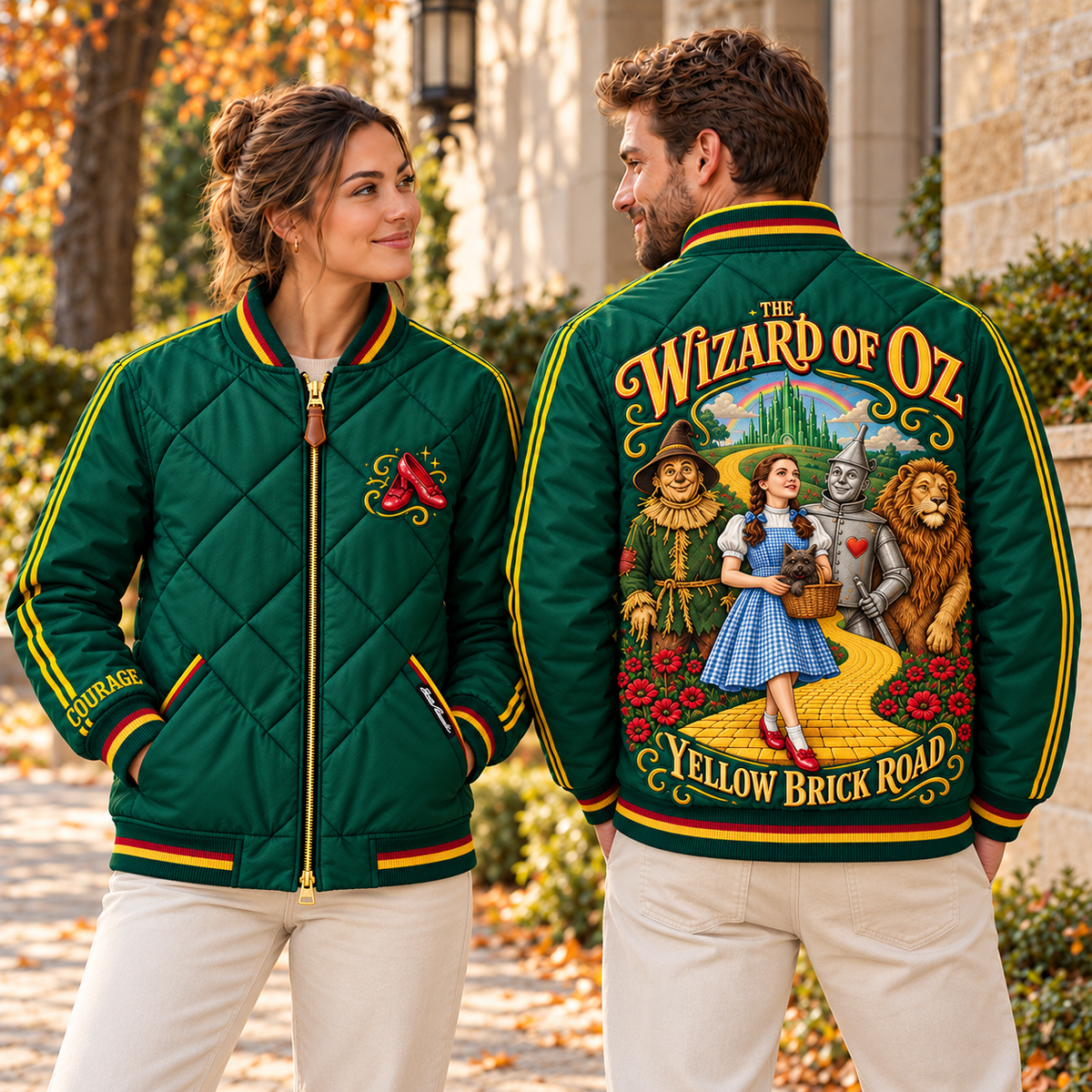 TWOZ Premium Classic Quilted Bomber Jacket TMH