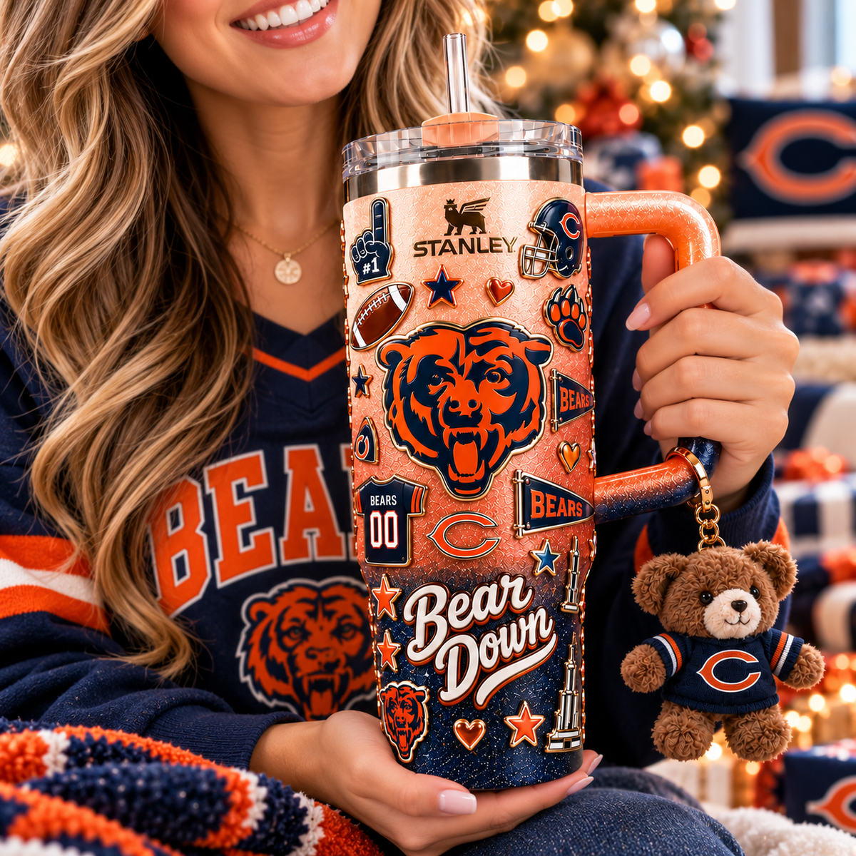 CCB 40oz 3D Embossed Glitter Tumbler Collector Edition TTNL