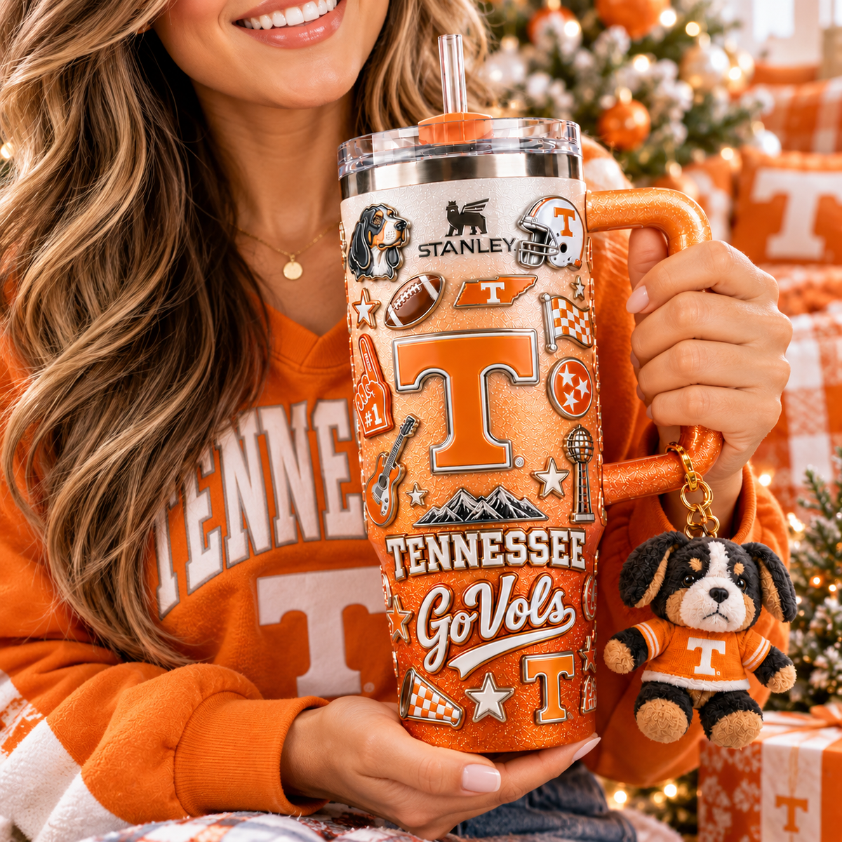 TVF 40oz 3D Embossed Glitter Tumbler Collector Edition TTNL