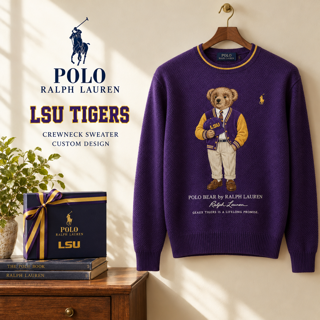 LSU Tigers Premium Crewneck Sweater