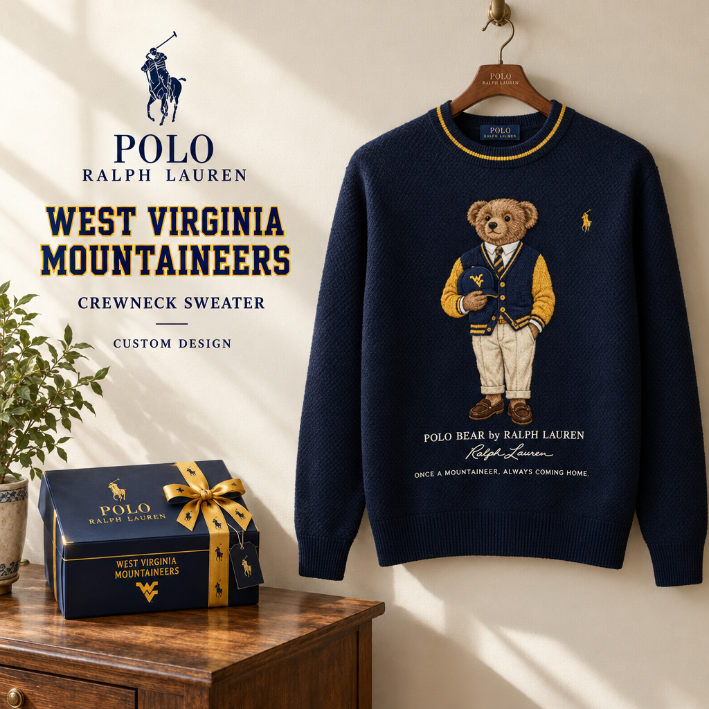 West Virginia Mountaineers Premium Crewneck Sweater