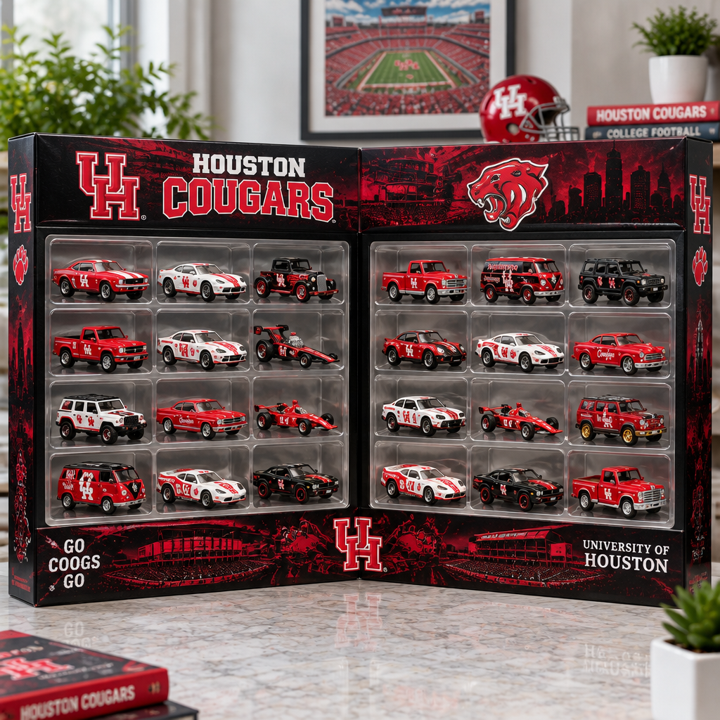 Houston Cougars Premium Mini Car Advent Calendar