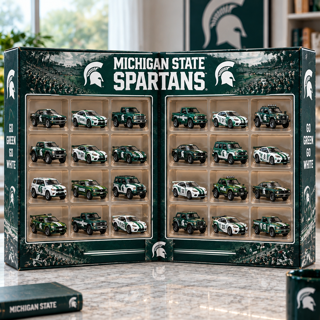 Michigan State Spartans Premium Mini Car Advent Calendar