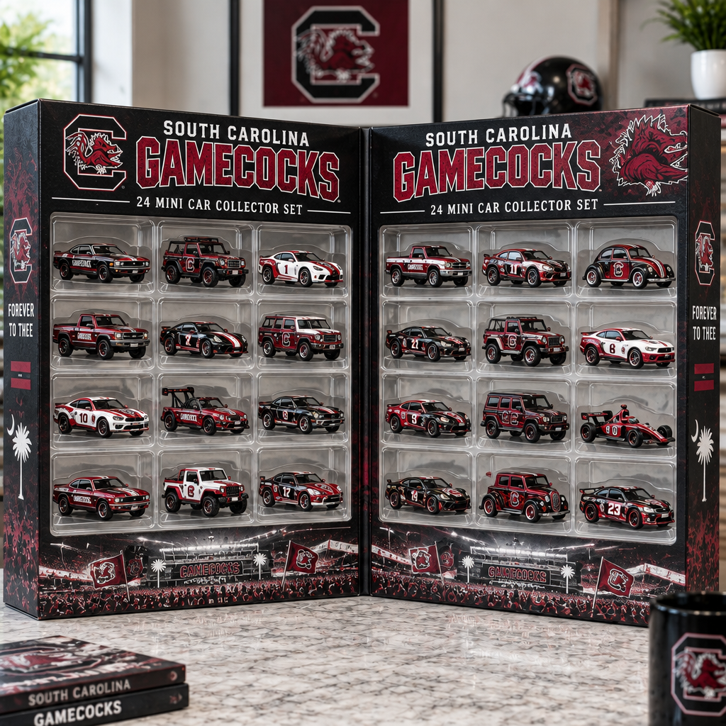 South Carolina Gamecocks Premium Mini Car Advent Calendar