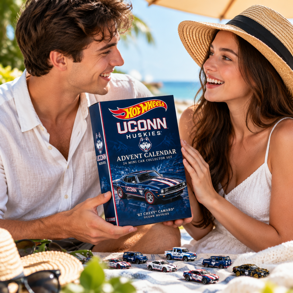 UCONN Huskies Premium Mini Car Advent Calendar
