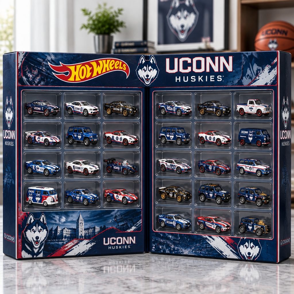 UCONN Huskies Premium Mini Car Advent Calendar