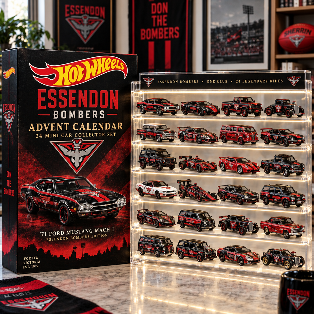 Essendon Bombers Premium Mini Car Advent Calendar