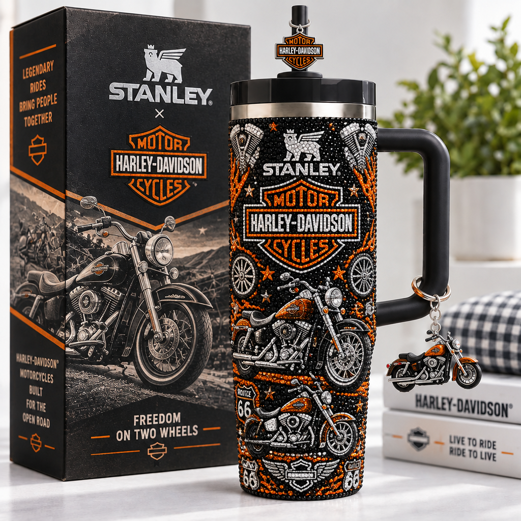 Harley Davidson 40oz Tumbler With Handle TTNL