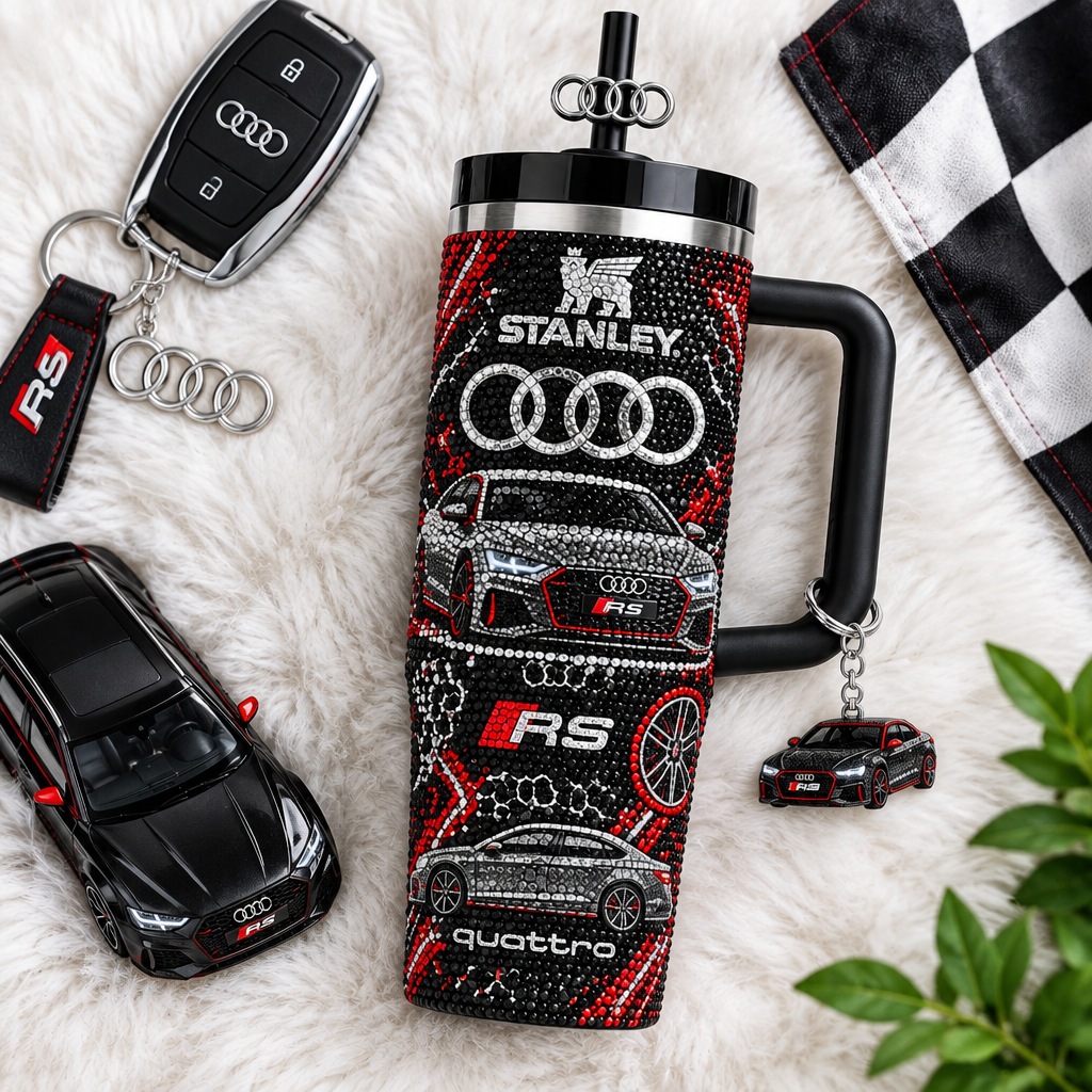 Audi 40oz Tumbler With Handle TTNL