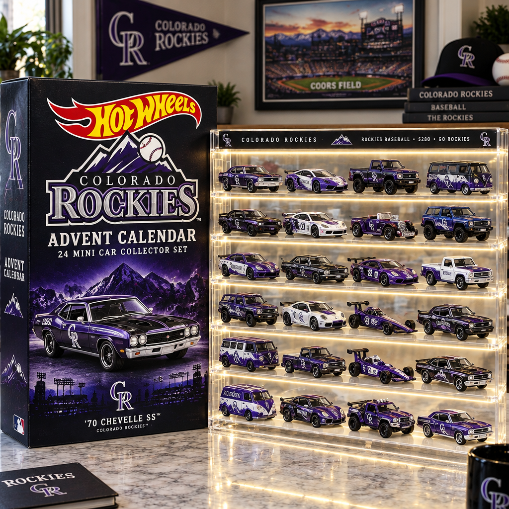 Colorado Rockies Premium Mini Car Advent Calendar