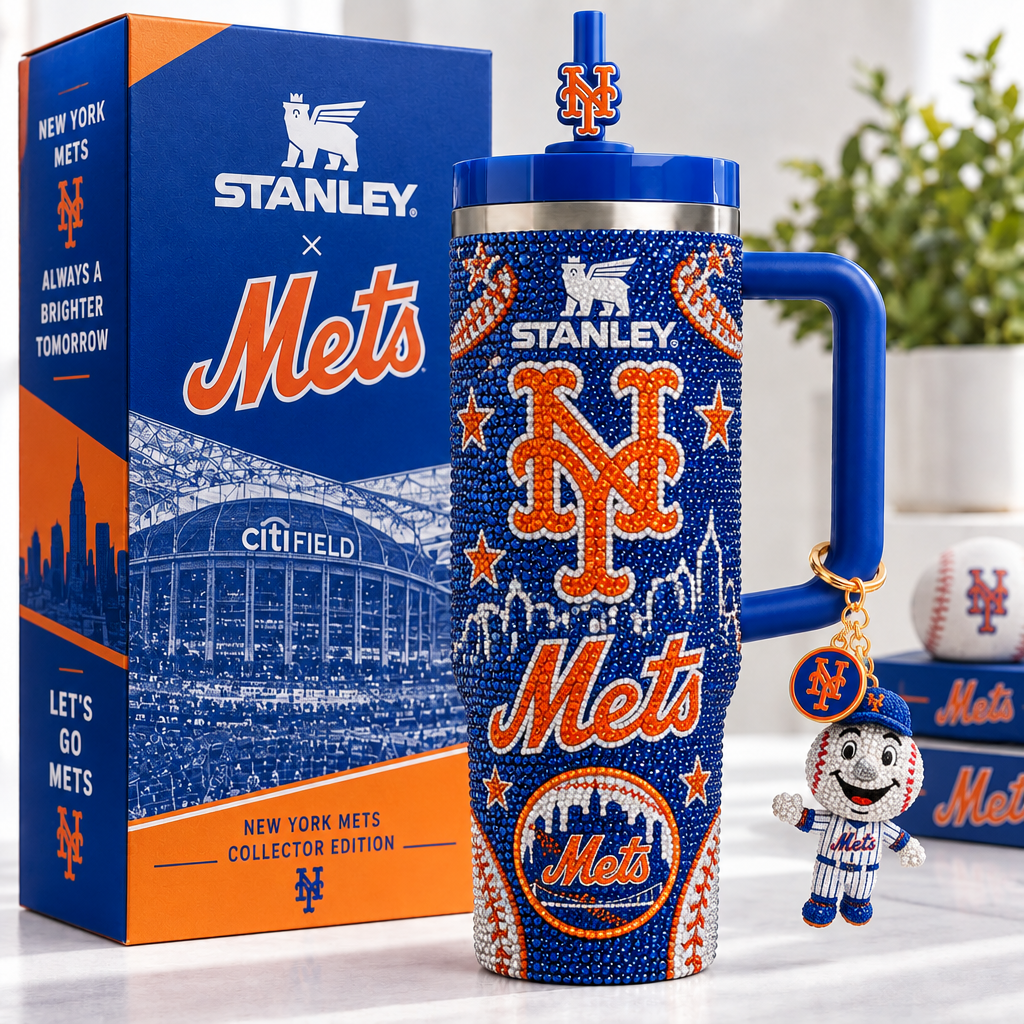 New York Mets 40oz Tumbler With Handle TTNL