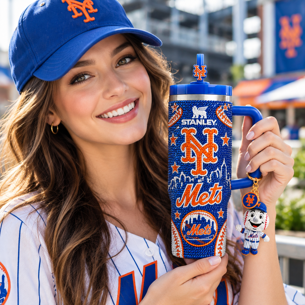 New York Mets 40oz Tumbler With Handle TTNL