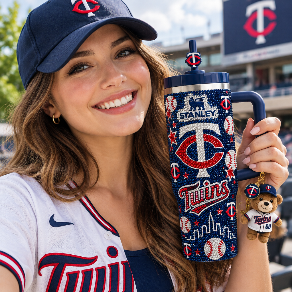 Minnesota Twins 40oz Tumbler With Handle TTNL