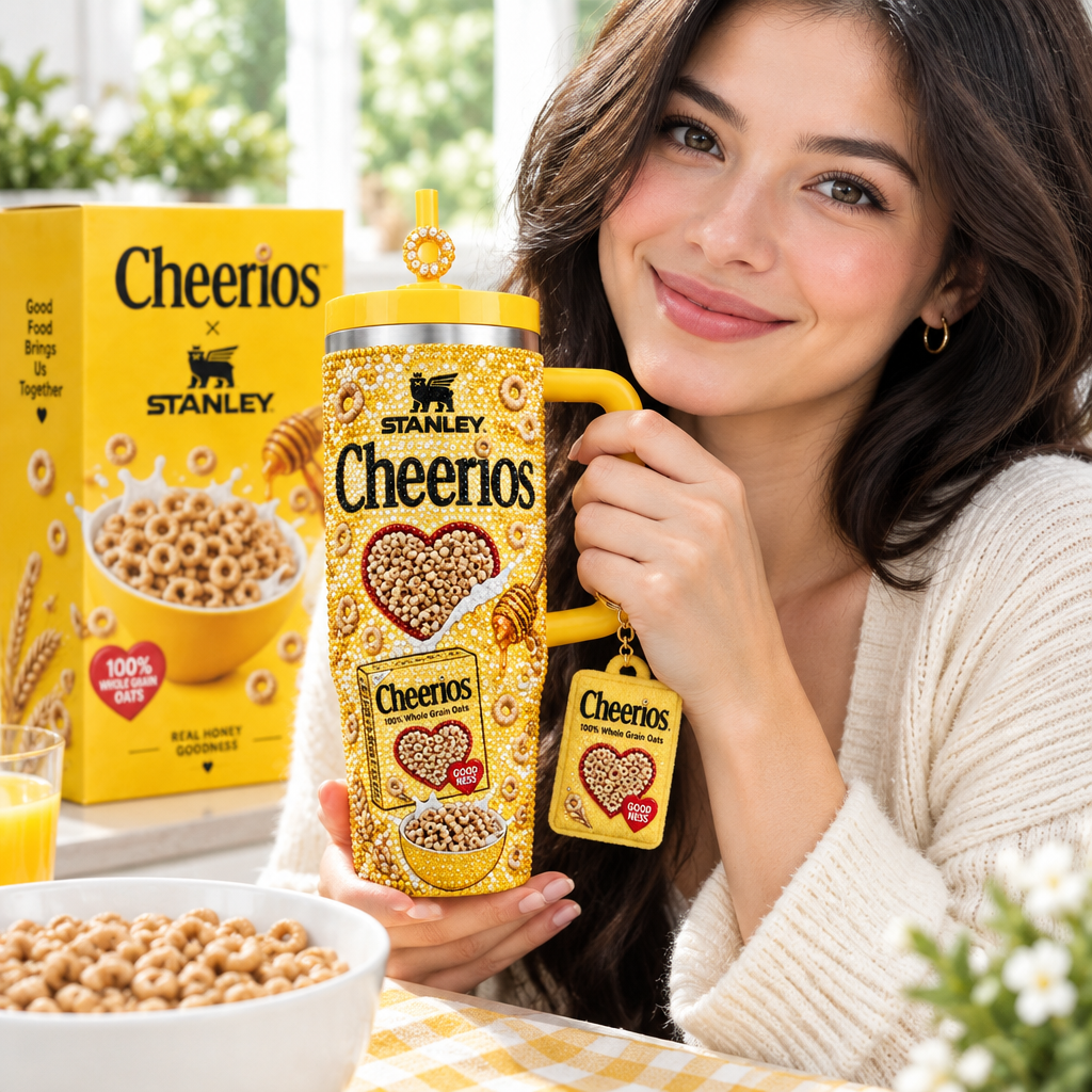 Cheerios 40oz Tumbler With Handle TTNL