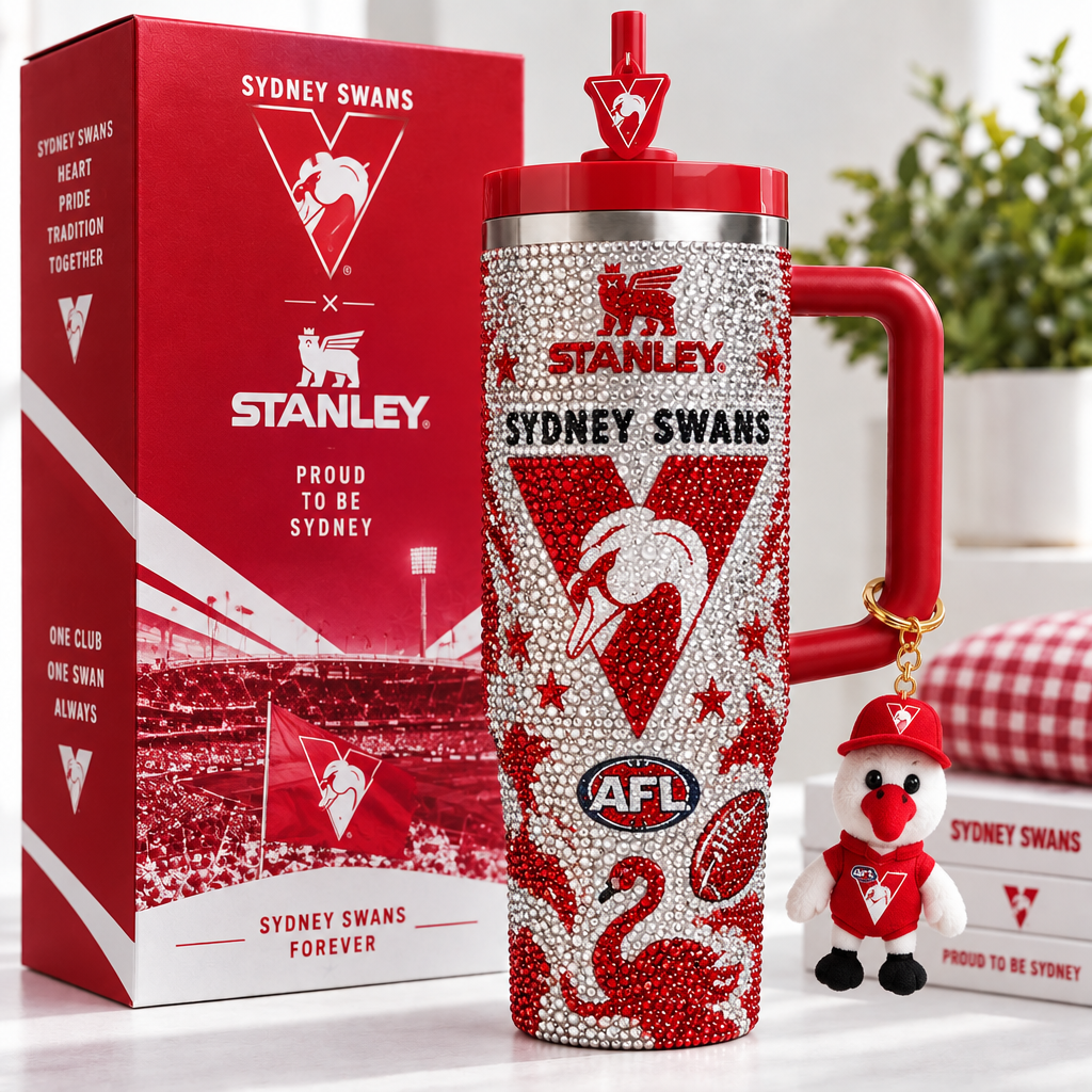 Sydney Swans 40oz Tumbler With Handle TTNL
